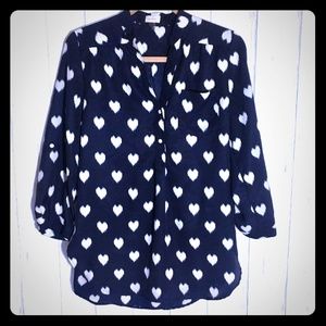 Pixley heart print tunic